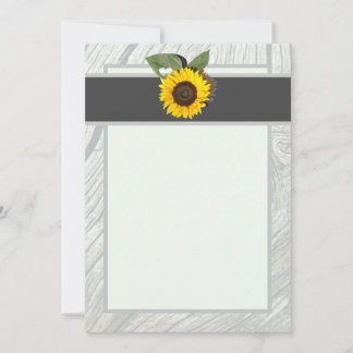 Solid teal blue invitation