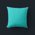 Solid teal blue  pillow<br><div class="desc">Solid colour pillow Teal. For those that what to DIY: Great custom Template For Throw Pillow. Customised Pillows. Personalise with your own name, pattern, design, quote, monogram, or photograph. Use our cool templates, artwork, photos, graphics, and illustrations, then add names, text, quotes, and monograms to create your own throw pillow....</div>