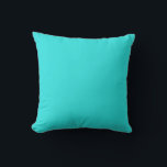 Solid teal blue  plain decorative colour cushion<br><div class="desc">Custom Template For Decorative accent Throw Pillow - Customised Pillows. Personalise with your own name, pattern, design, quote, monogram, or photograph. Use our cool templates, artwork, photos, graphics, and illustrations, then add names, text, quotes, and monograms to create your own throw pillow. Click the "Customise it!" button to make it...</div>