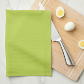 Solid Tender Shoots Green Kitchen Towel (Quarter Fold)
