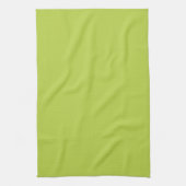 Solid Tender Shoots Green Kitchen Towel (Vertical)