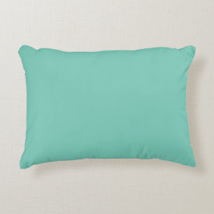 Solid Turquoise Accent Pillow