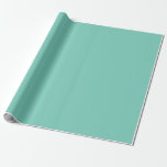 Solid Turquoise Wrapping Paper / Gift Wrap<br><div class="desc">Solid Turquoise wrapping paper. High quality matte, glossy, linen or Tyvek paper gift wrap paper. Plain one colour, no pattern. To add your own design, text or initials if required use the "Customise It" button. Made and printed in the USA. Ideal for birthday, anniversary and wedding gifts or Christmas presents....</div>