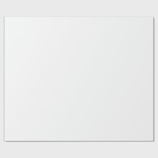 Solid White Customizable Wrapping Pap Wrapping Paper