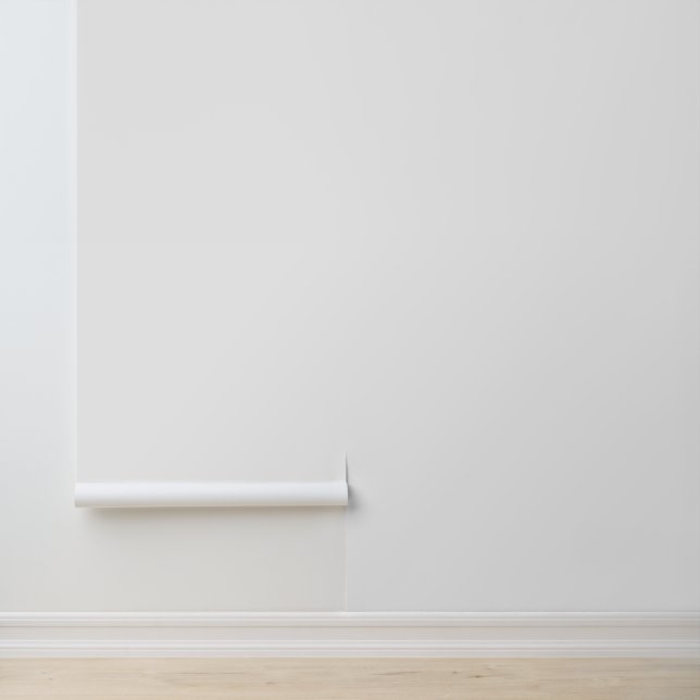 Solid White Plain Basic Neutral Pick Your Colour Wallpaper (Application)