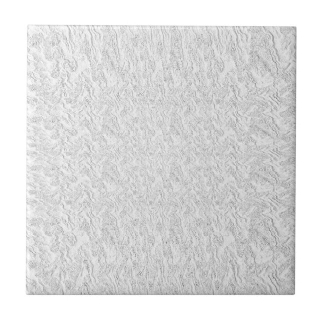 Solid White Textured Tile (Front)