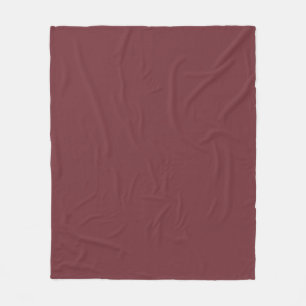 Solid Wine Red Colour Tone Fleece Blanket