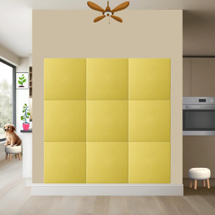 Solid Yellow Fine Grain Ceramic Tile