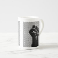 Solidarity Fist Carbon Fibre Decor Style