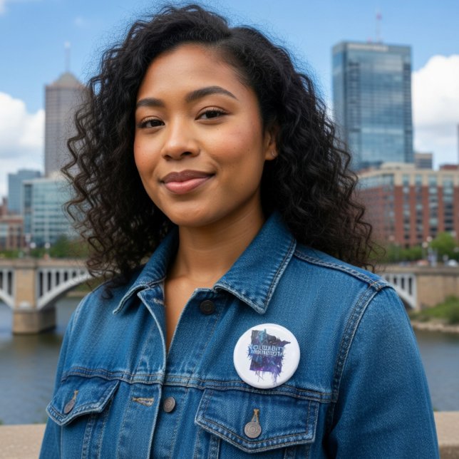 Solidarity Minnesota 3 Cm Round Badge (Creator Uploaded)