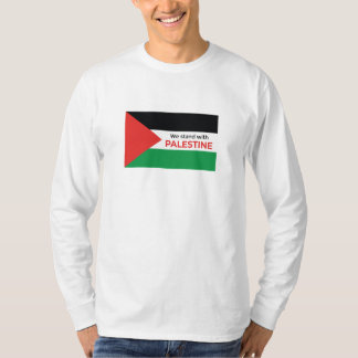Solidarity Statement: Palestine Flag long sleeve T-Shirt