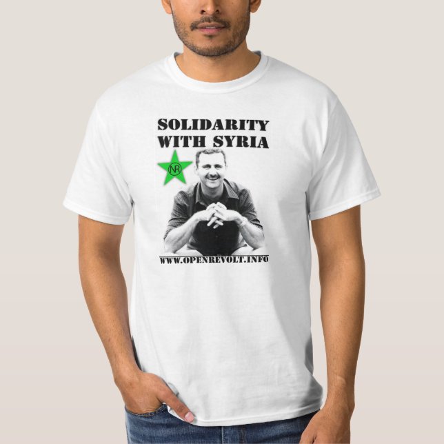 Solidarity With Syria T-Shirt (Front)