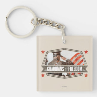 Solider-Guardian of Freedom Key Ring
