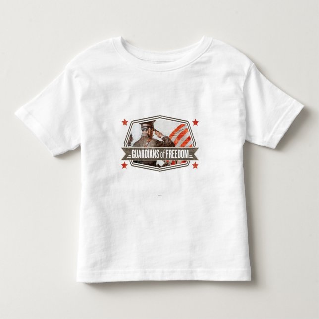 Solider-Guardian of Freedom Toddler T-Shirt (Front)