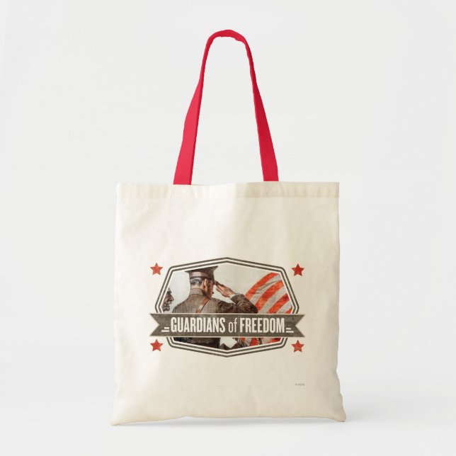 Solider-Guardian of Freedom Tote Bag (Front)