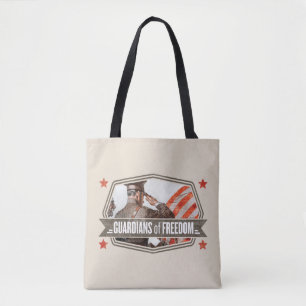 Solider-Guardian of Freedom Tote Bag