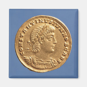Solidus  of Constantine II Caesar cuirassed Magnet