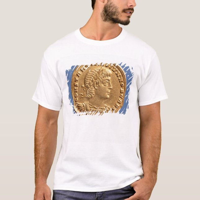 Solidus  of Constantine II Caesar cuirassed T-Shirt (Front)