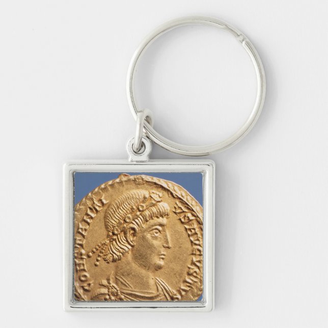 Solidus  of Constantinius II Key Ring (Front)