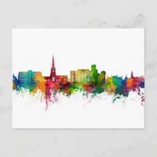 Solihull England Skyline Postcard
