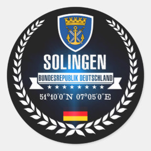 Solingen Classic Round Sticker
