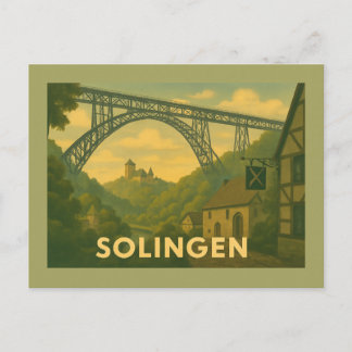 Solingen Germany City Art Postcard