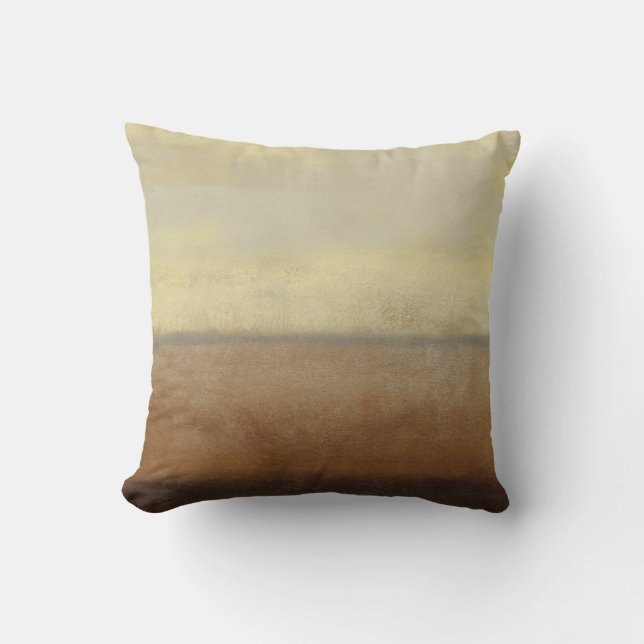 Solitary Desert Landscape by Norman Wyatt Cushion (Front)