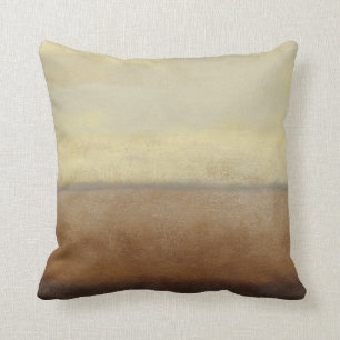Solitary Desert Landscape by Norman Wyatt Cushion