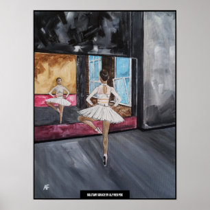 Solitary Grace Painting by Alfred Fox Poster