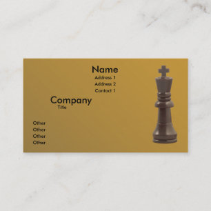 Solitary King Business Card