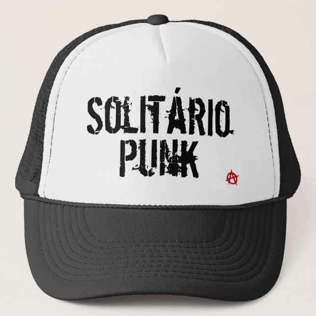 solitary punk trucker hat (Front)