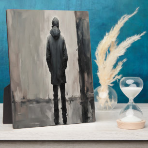 Solitary Reflection – Minimalist Art Plaque