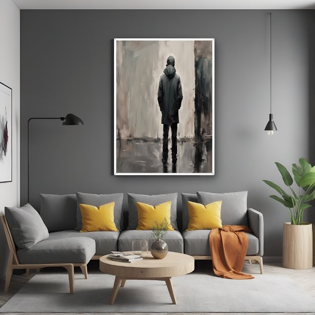 Solitary Reflection – Minimalist Art Poster (Creator Uploaded)