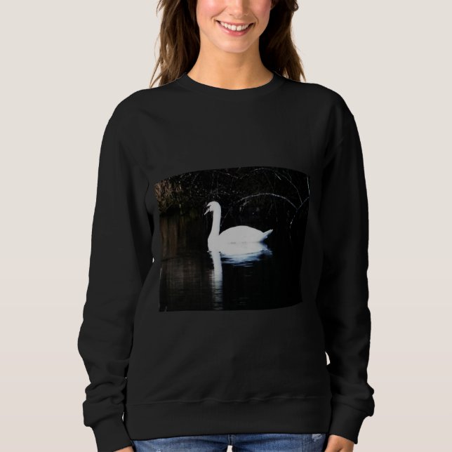 Solitary Swan Sweatshirt (Front)