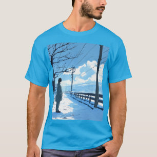 Solitary Winter – 90s Anime Nostalgia T-Shirt
