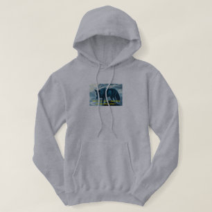 "Solitary Wolf: Guardian of the Mountains" Hoodie