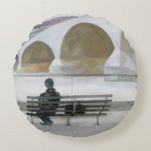 Solitude 2006 round cushion