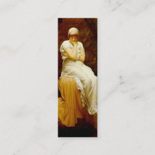 Solitude Bookmark by Frederick Lord Leighton Mini Business Card