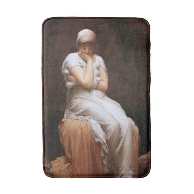 Solitude (by Frederic Leighton) Bath Mat (Front Vertical)