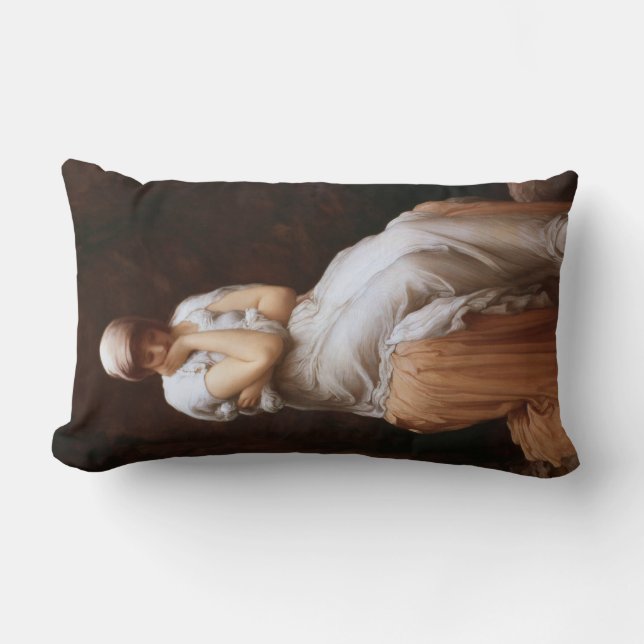 Solitude (by Frederic Leighton) Lumbar Cushion (Front)