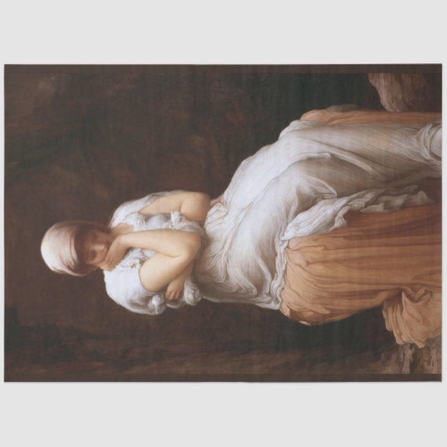 Solitude (by Frederic Leighton) Tissue Paper (Front)