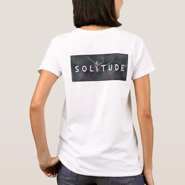 SOLITUDE | Melancholy x Typography T-Shirt (Back)