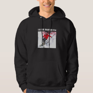 Solitude Mountain Utah Skiing Skier Ski Souvenir M Hoodie