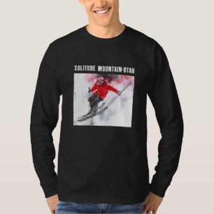 Solitude Mountain Utah Skiing Skier Ski Souvenir M T-Shirt
