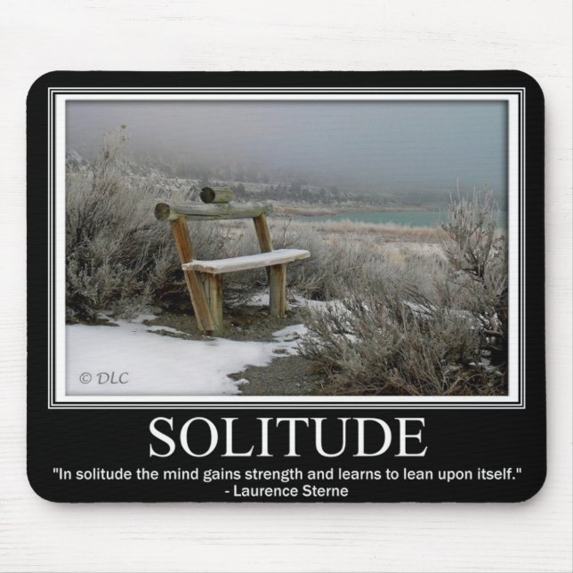 SOLITUDE Mousepad - Motivational (Front)