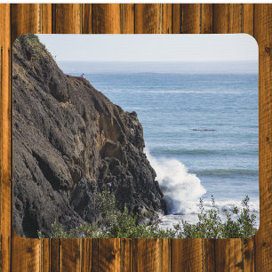 Solitude on a Seastack in Port Orford Oregon Coast Mouse Pad