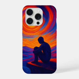 Solitude Under the Sun Vibrant Abstract iPhone 15 Pro Case