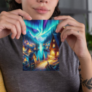 Solitudes Haven: A Cabin Retreat Postcard