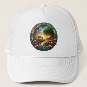 Solitudes Sanctuary A Ceramic Path to Reflection Trucker Hat