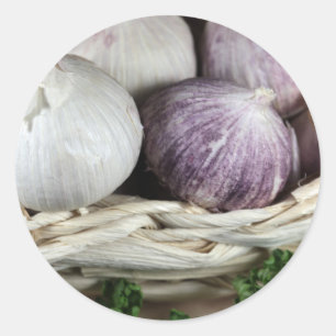 Solo Garlic Classic Round Sticker